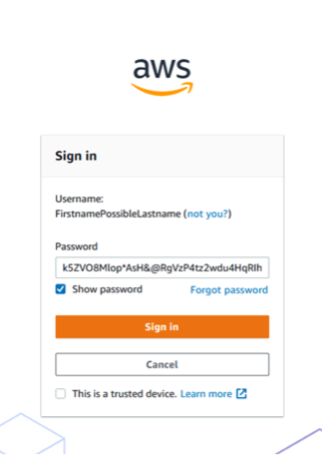 Figures 26: Authenticate as User Workflow