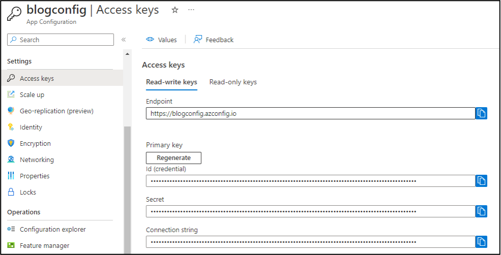 An example of the portal in an ap configuration service.