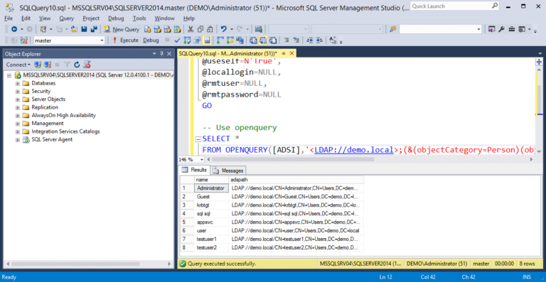Dumping Active Directory Domain Info - with PowerUpSQL!