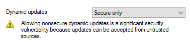 Adidns Dynamic Updates