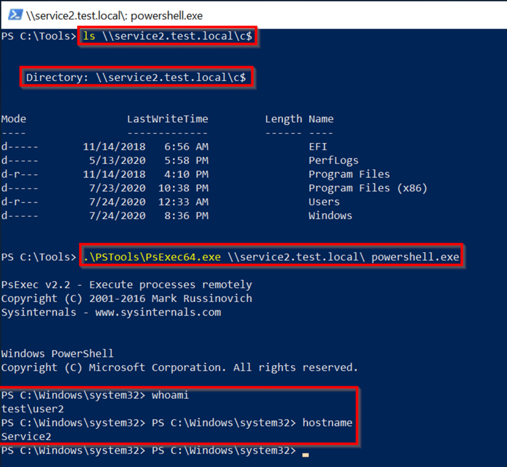 Powershell Command Execution