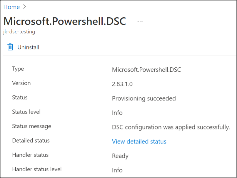 Azure Persistence with Desired State Configurations