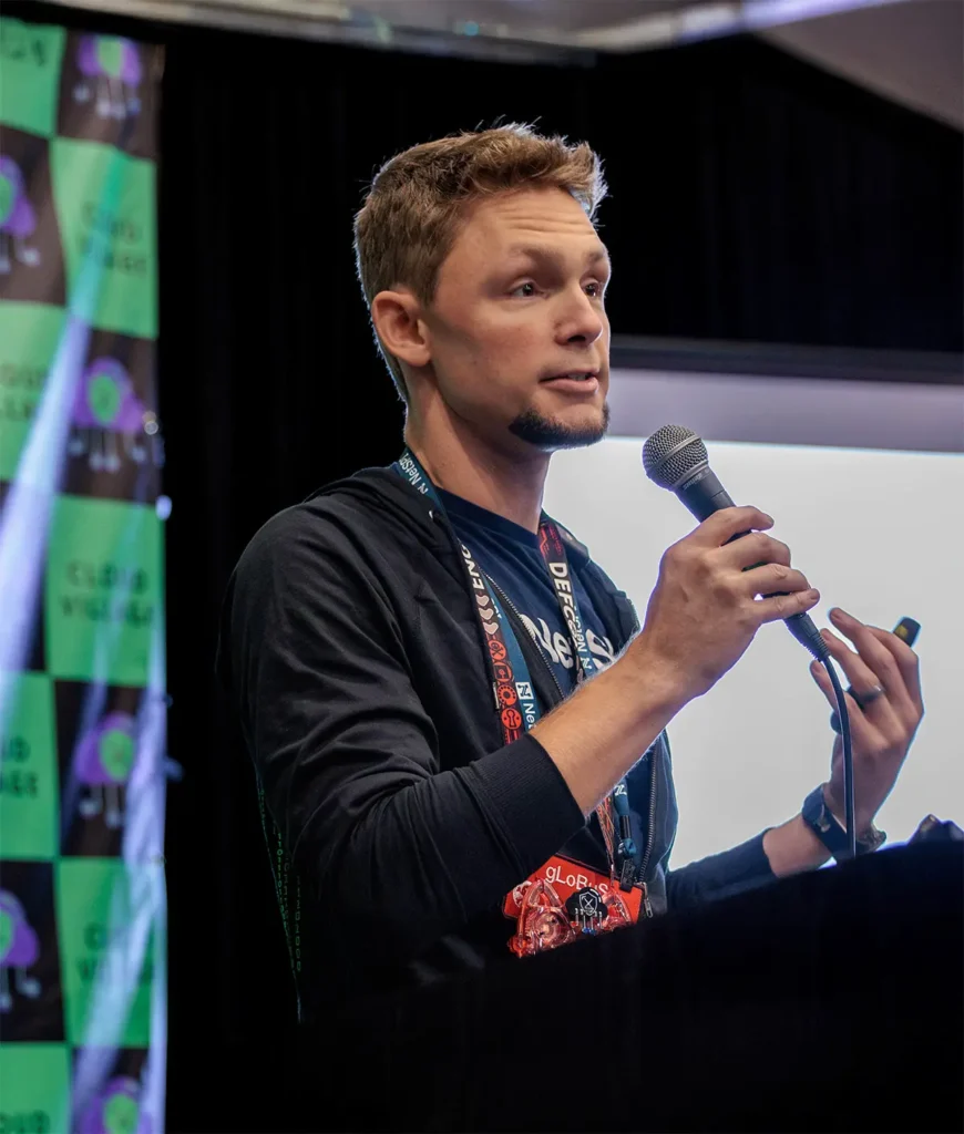 Karl Fosaaen at DefCon Cloud Village