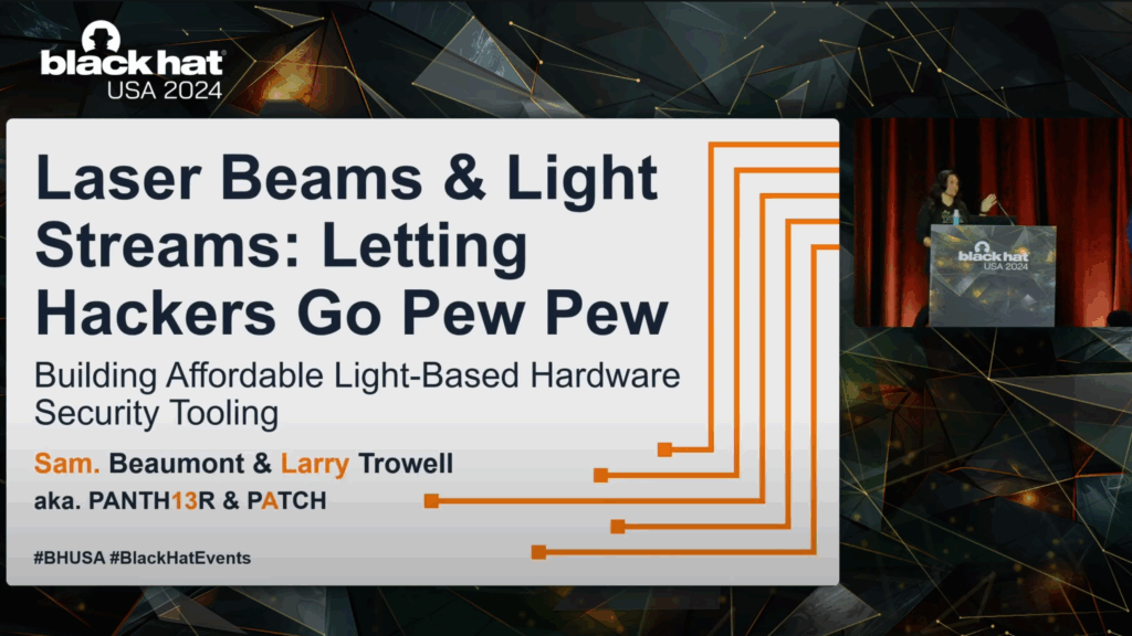 Laser Beams & Light Streams: Hackers Go Pew Pew