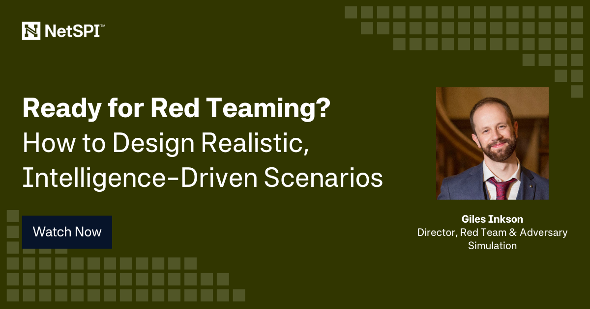 Ready for Red Teaming? How to Design Realistic, Intelligence-Driven ...