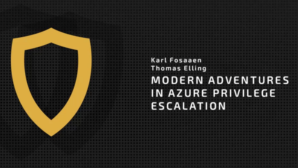 Modern Adventures in Azure Privilege Escalation