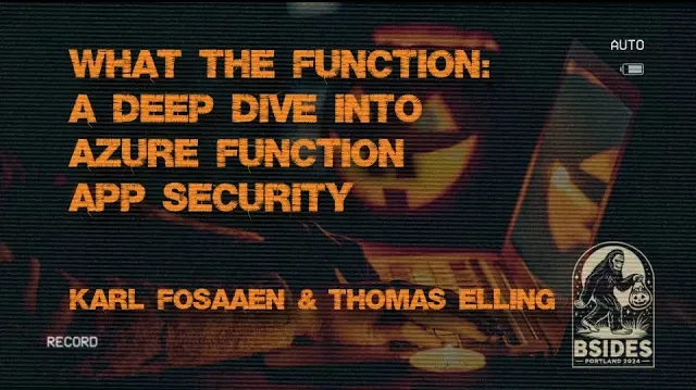 What the Function: A Deep Dive into Azure Function App Security