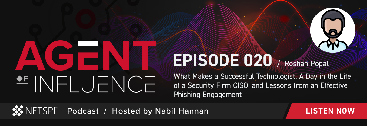 Listen to Agent of Influence, Episode 20 with Roshan Popal