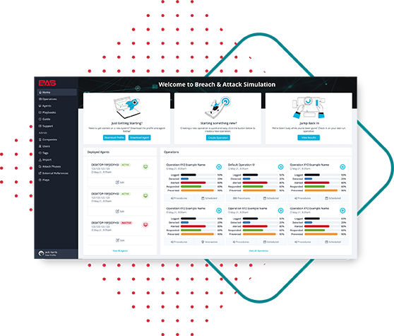 NetSPI's Breach and Attack Simulation Platform Home Page