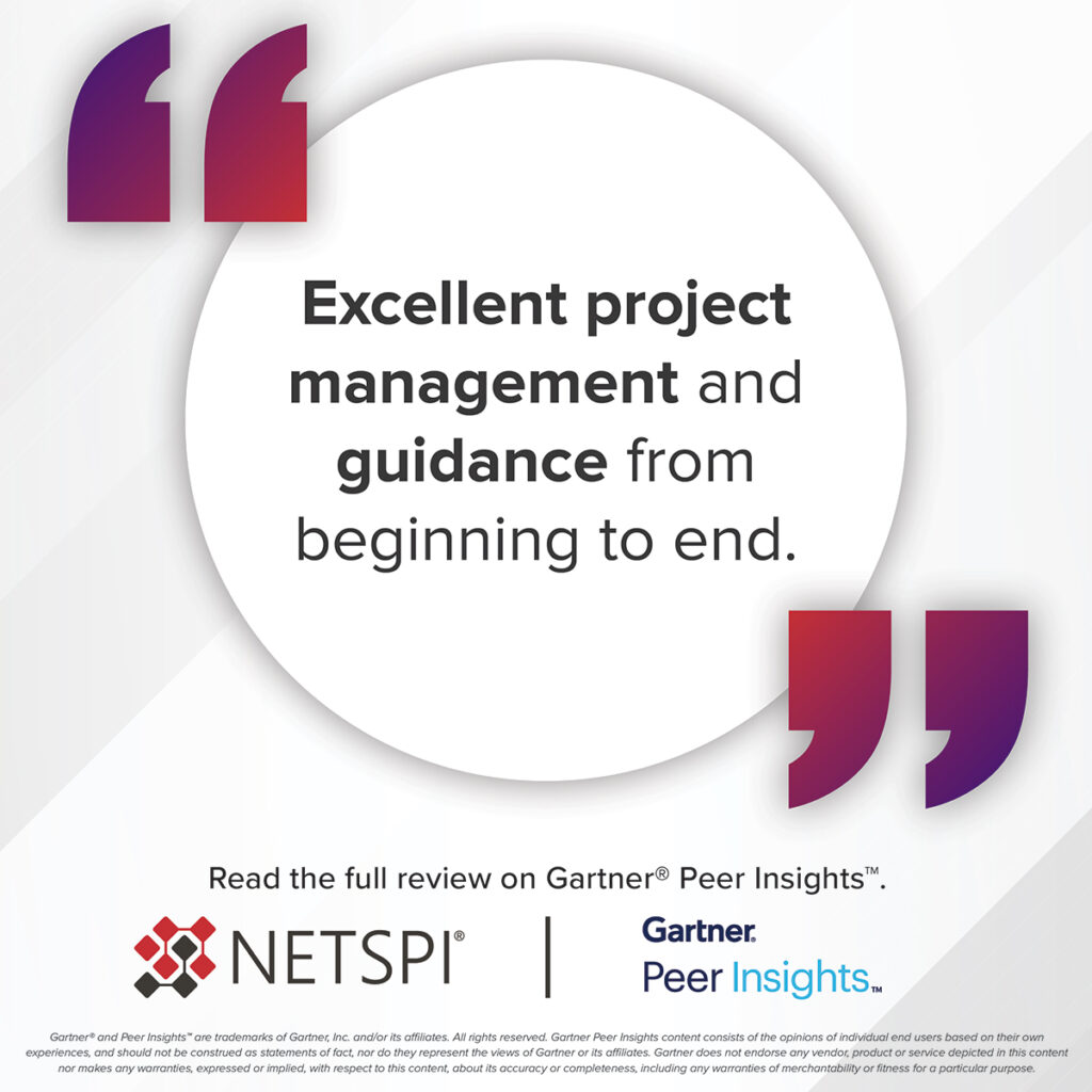 Excellent project management and guidance from beginning to end.